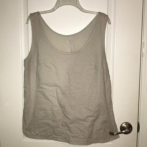 Cream colored tank top